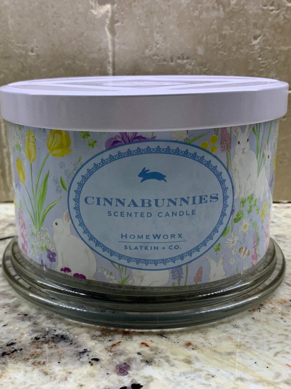 HomeWorx by Harry Slatkin Cinnabunnies Scented 4-Wick Candle 18oz